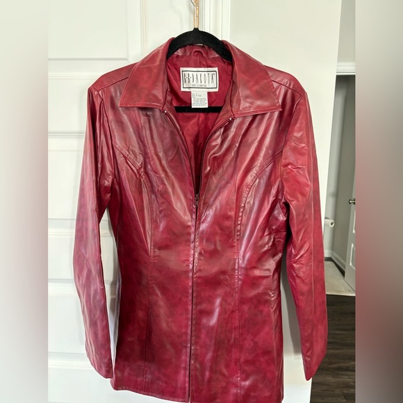 Vintage Red Jacket Size Large - Picture 2 of 6